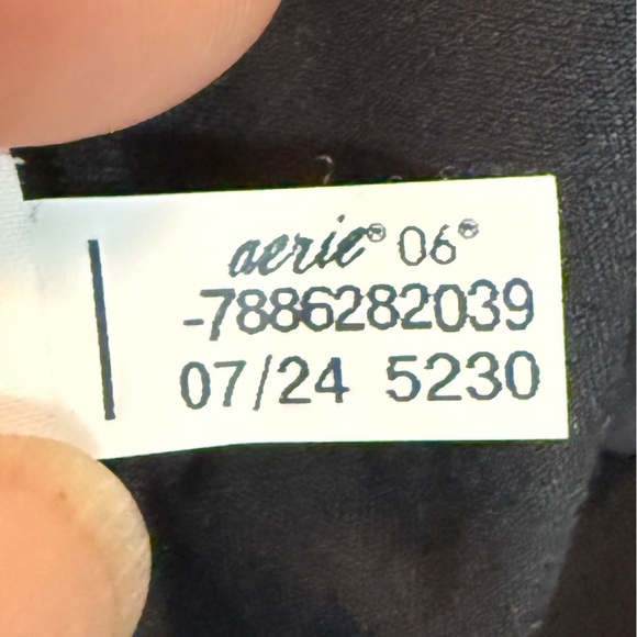 AERIE Black Hi-Rise Flare Leggings Size Medium Long - Picture 7 of 13